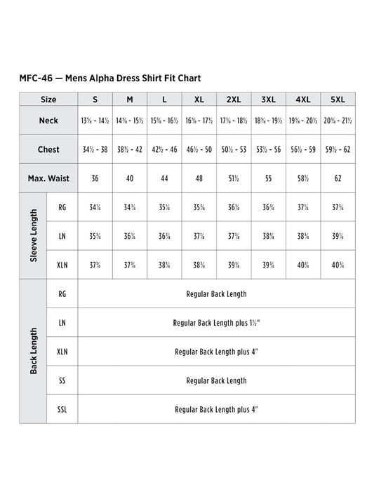 SIZECHART