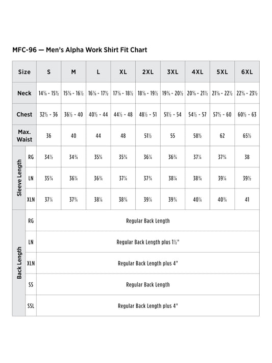 SIZECHART