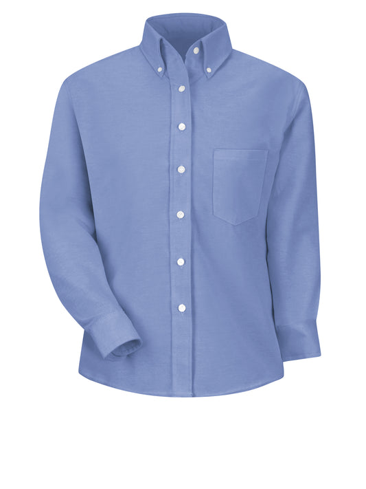 Women's Long Sleeve Executive Oxford Dress Shirt - SR71 - Light Blue