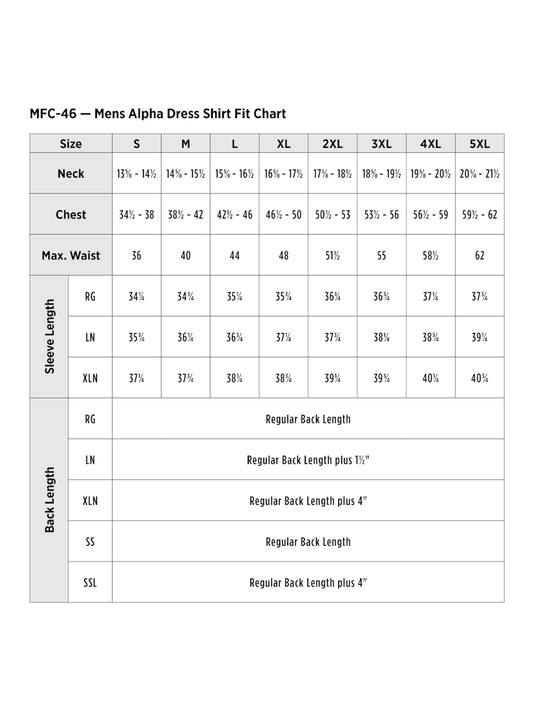 SIZECHART
