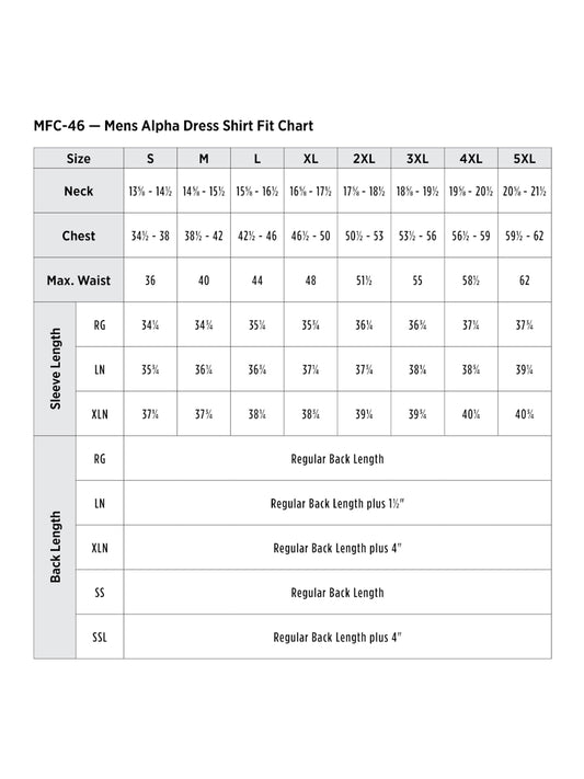 SIZECHART
