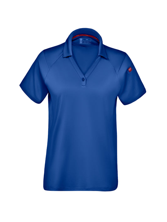 Women's Pocketless Cooling Stretch Jersey Polo - TCW1 - Royal Blue