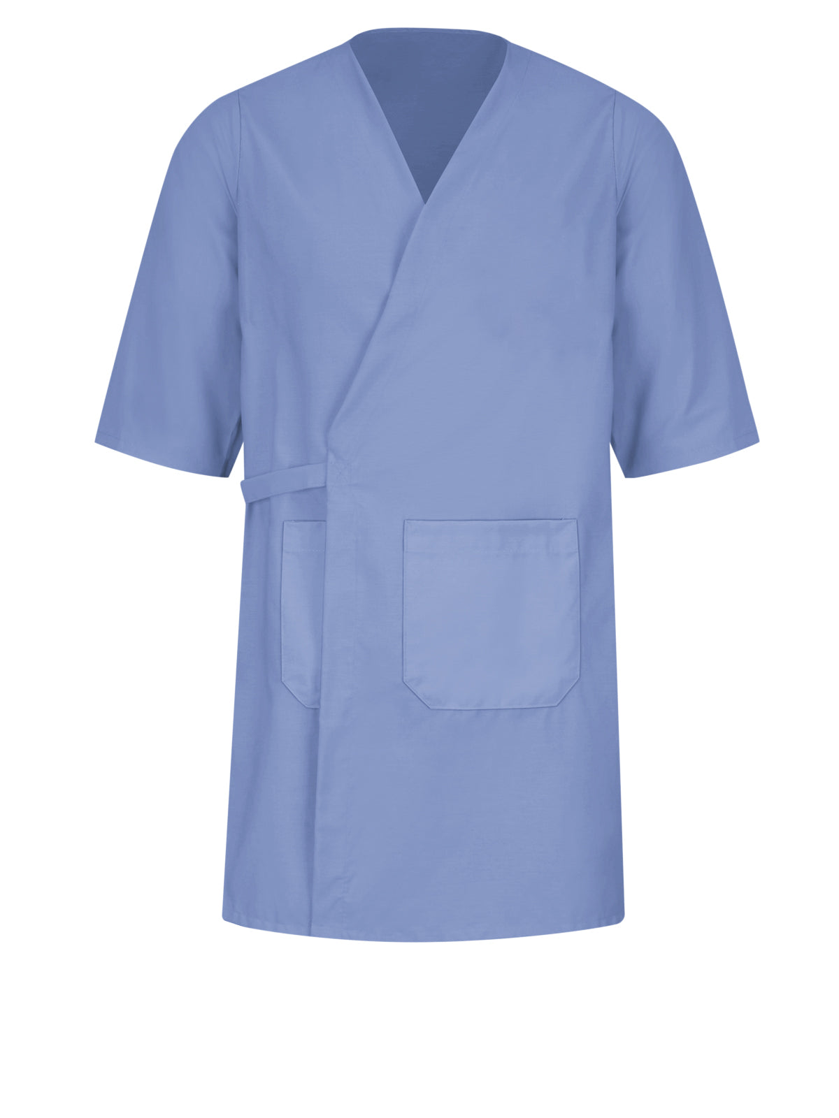 Unisex 30" Collarless Butcher Wrap - WP10 - Light Blue