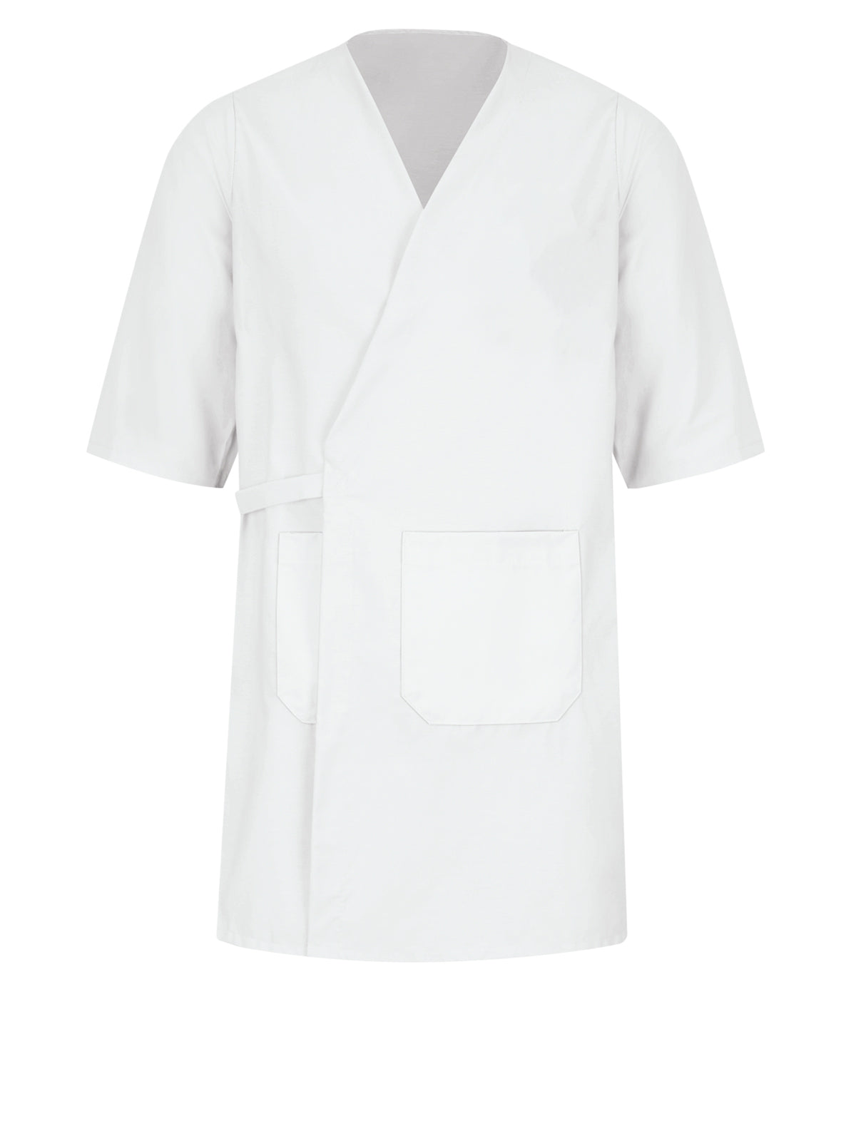 Unisex 30" Collarless Butcher Wrap - WP10 - White