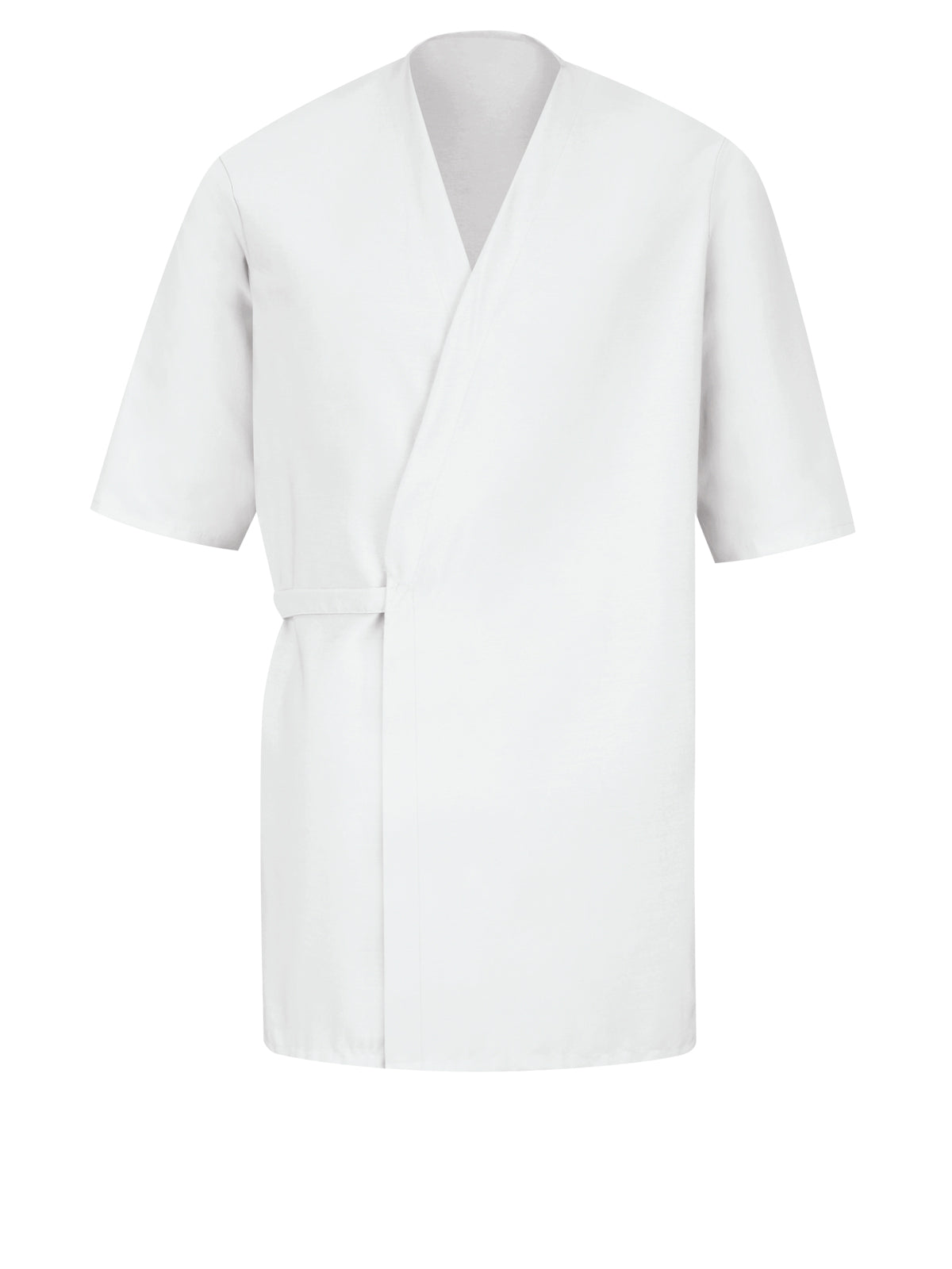 Unisex 37" Collarless Butcher Wrap - WP18 - White