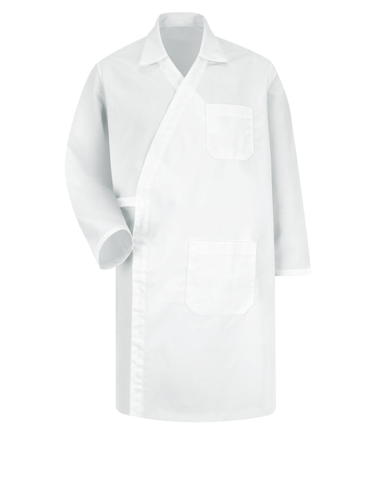 Men's Long-Sleeve 44.5" Butcher Wrap - WS50WH - White