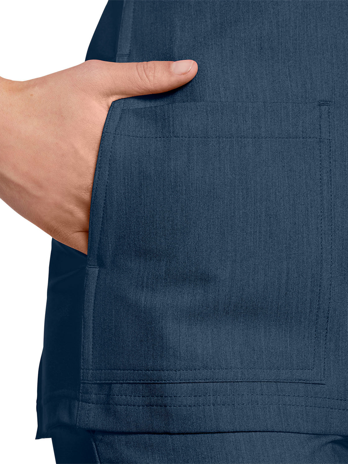Women's 4-Pocket V-Neck Top - 950 - Navy