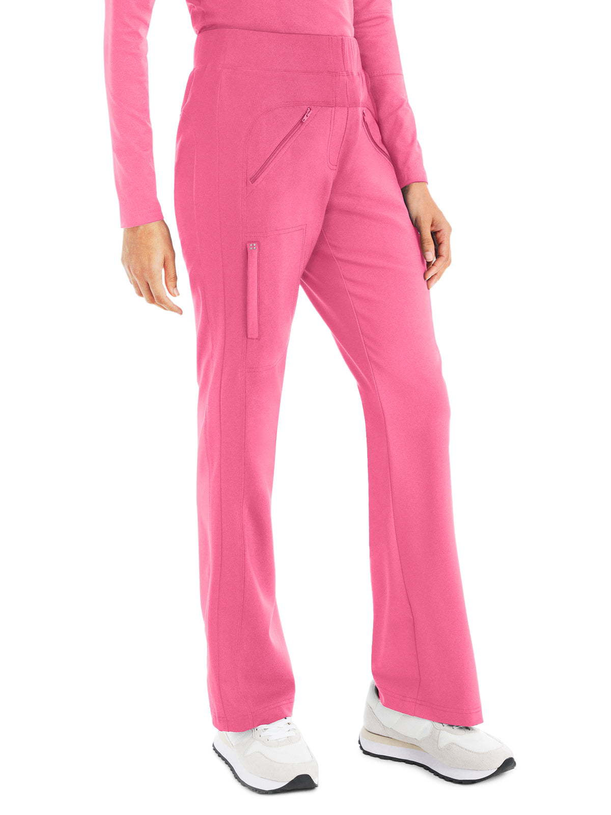 Women's Five-Pocket Bootcut Pant - WB414 - Dancing Blossom