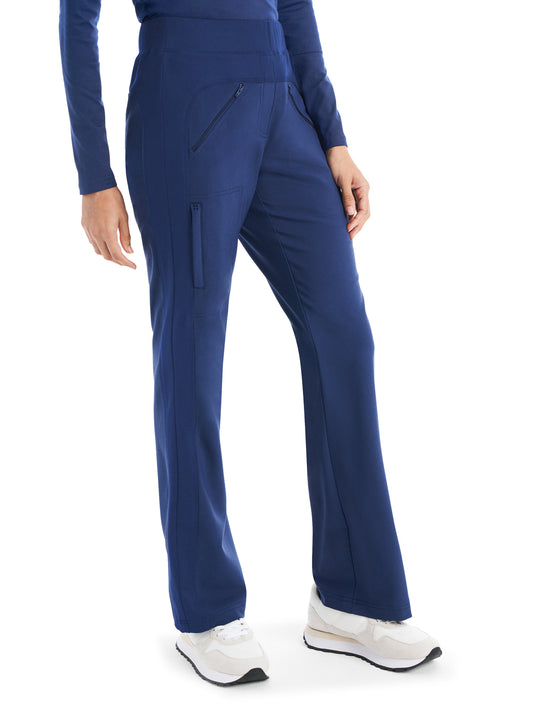Women's Five-Pocket Bootcut Pant - WB414 - Navy
