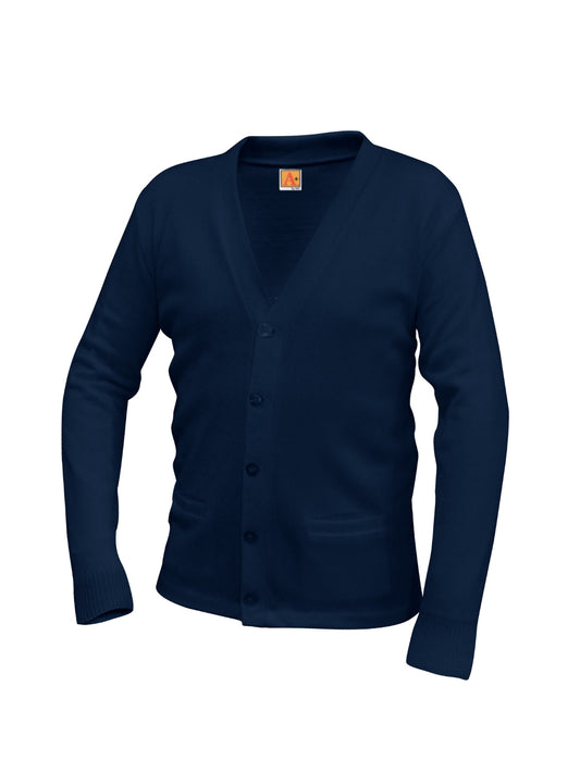 Unisex Adult and Youth Cardigan - 6300 - Navy