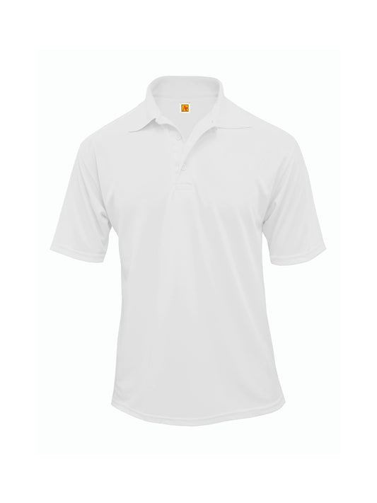 Unisex Short Sleeve Dri-Fit Polo - 8953 - White