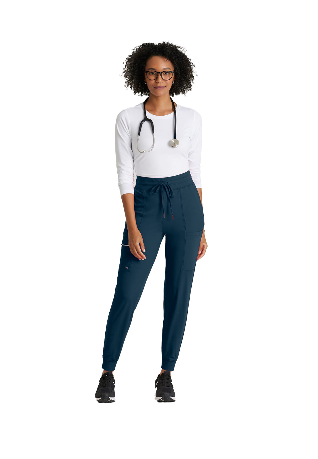 Women's 5 Pocket Drawcord Waistband Jogger Pant - BOP631 - Steel