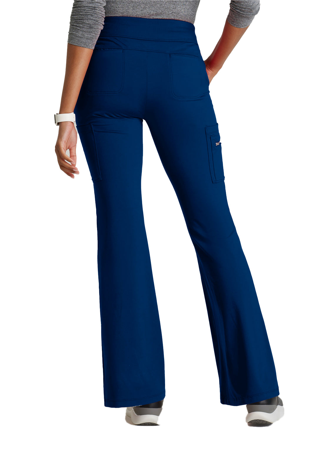 Women's 7 Pocket High-Rise Fit and Flare Pant - BOP645 - Indigo (Navy)