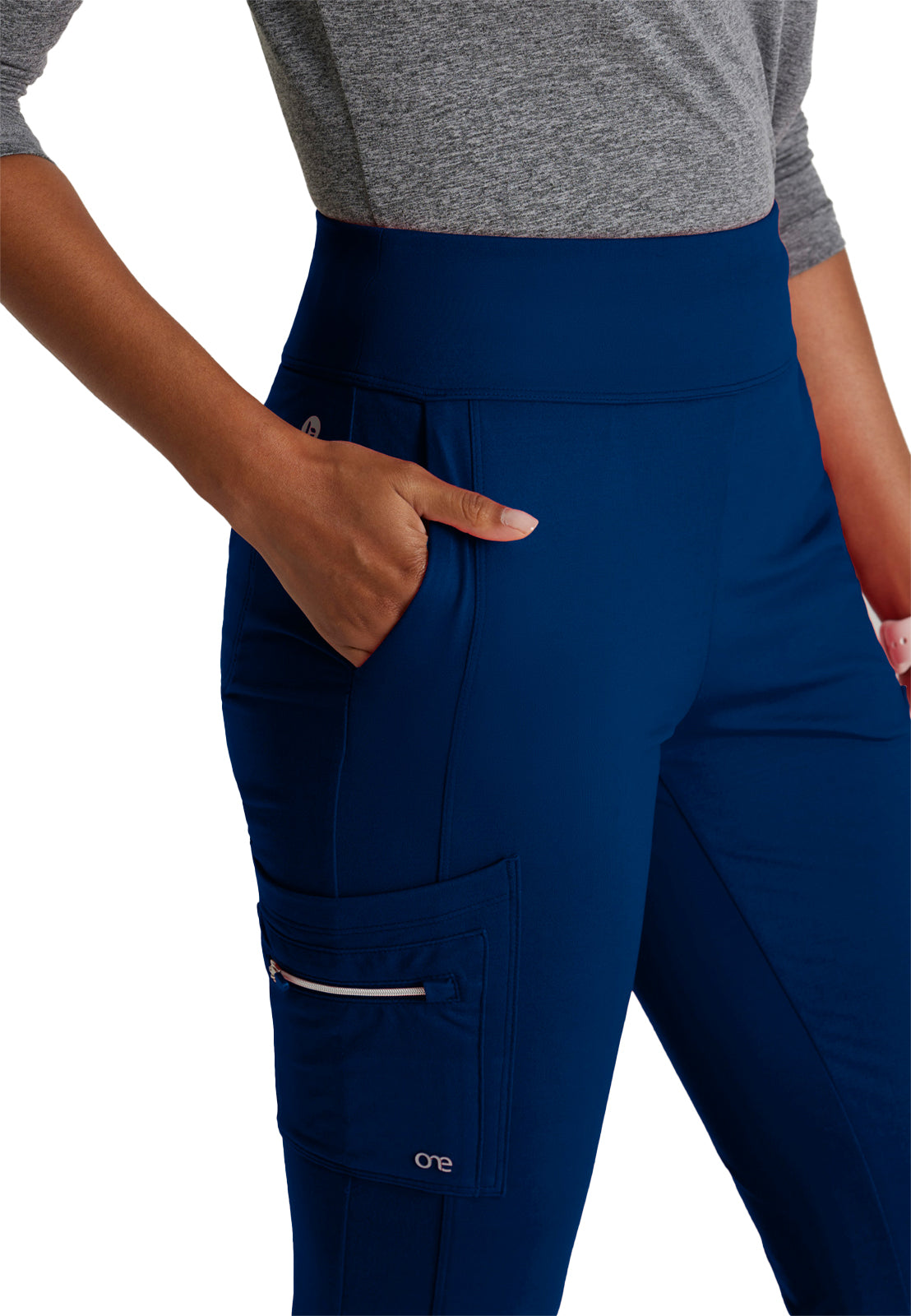 Women's 7 Pocket High-Rise Fit and Flare Pant - BOP645 - Indigo (Navy)