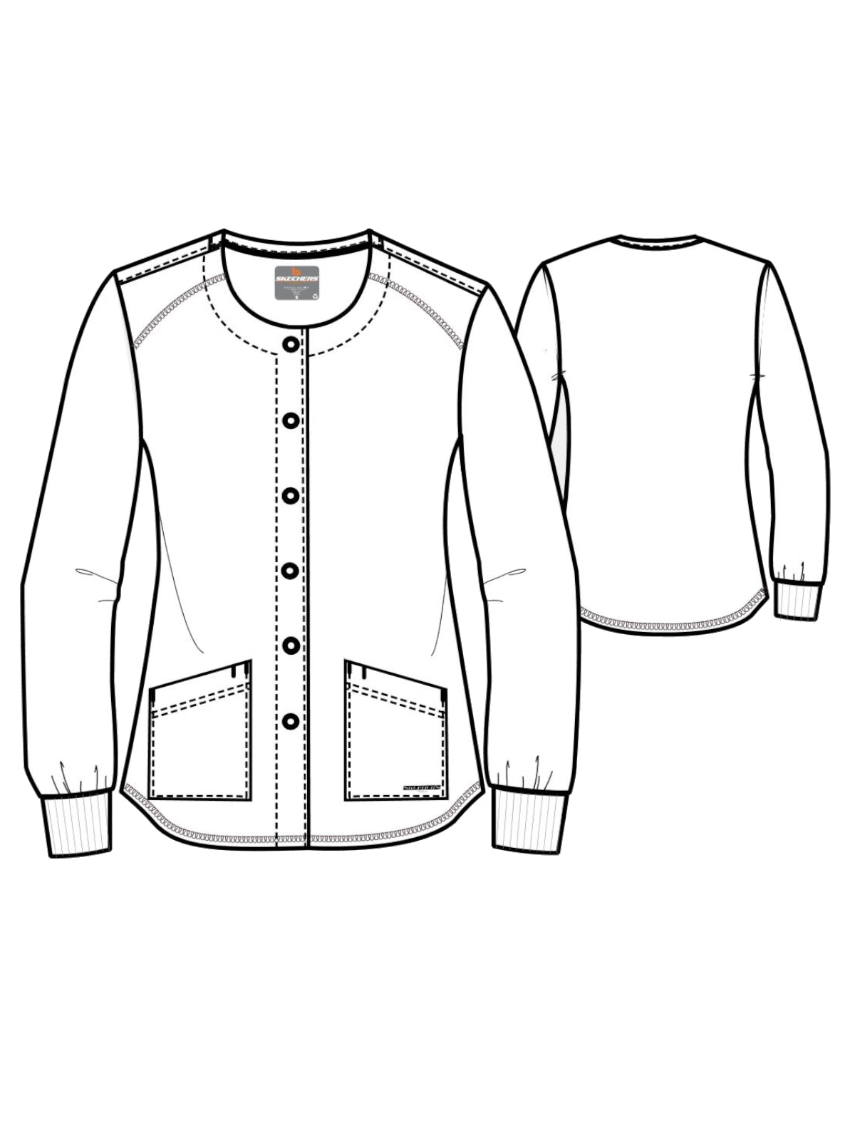 Women's 2-Pocket Jacket - SK401 - Galaxy