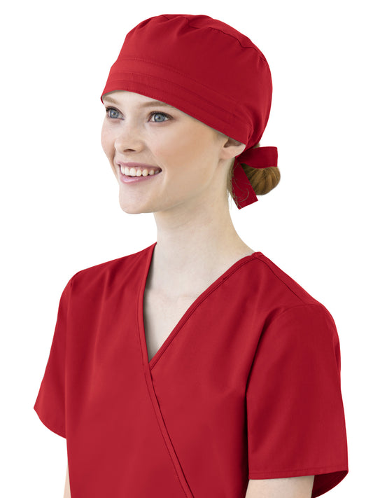 Unisex Scrub Cap Hat - 400 - Red