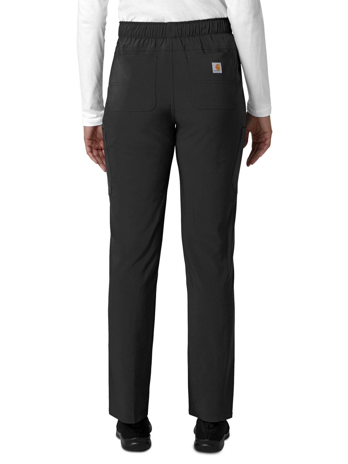 Women's Seven-Pocket Straight Leg Pant - C53210 - Black