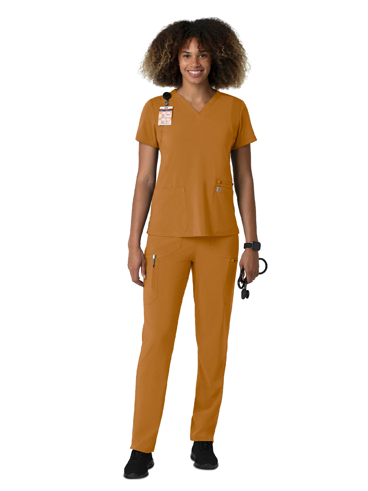 Women's Seven-Pocket Straight Leg Pant - C53210 - Fox Brown