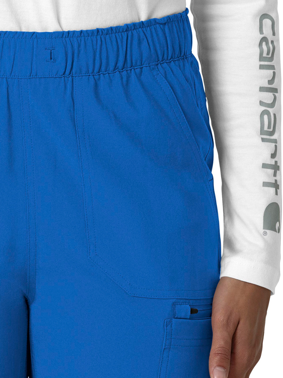 Women's Seven-Pocket Straight Leg Pant - C53210 - Royal