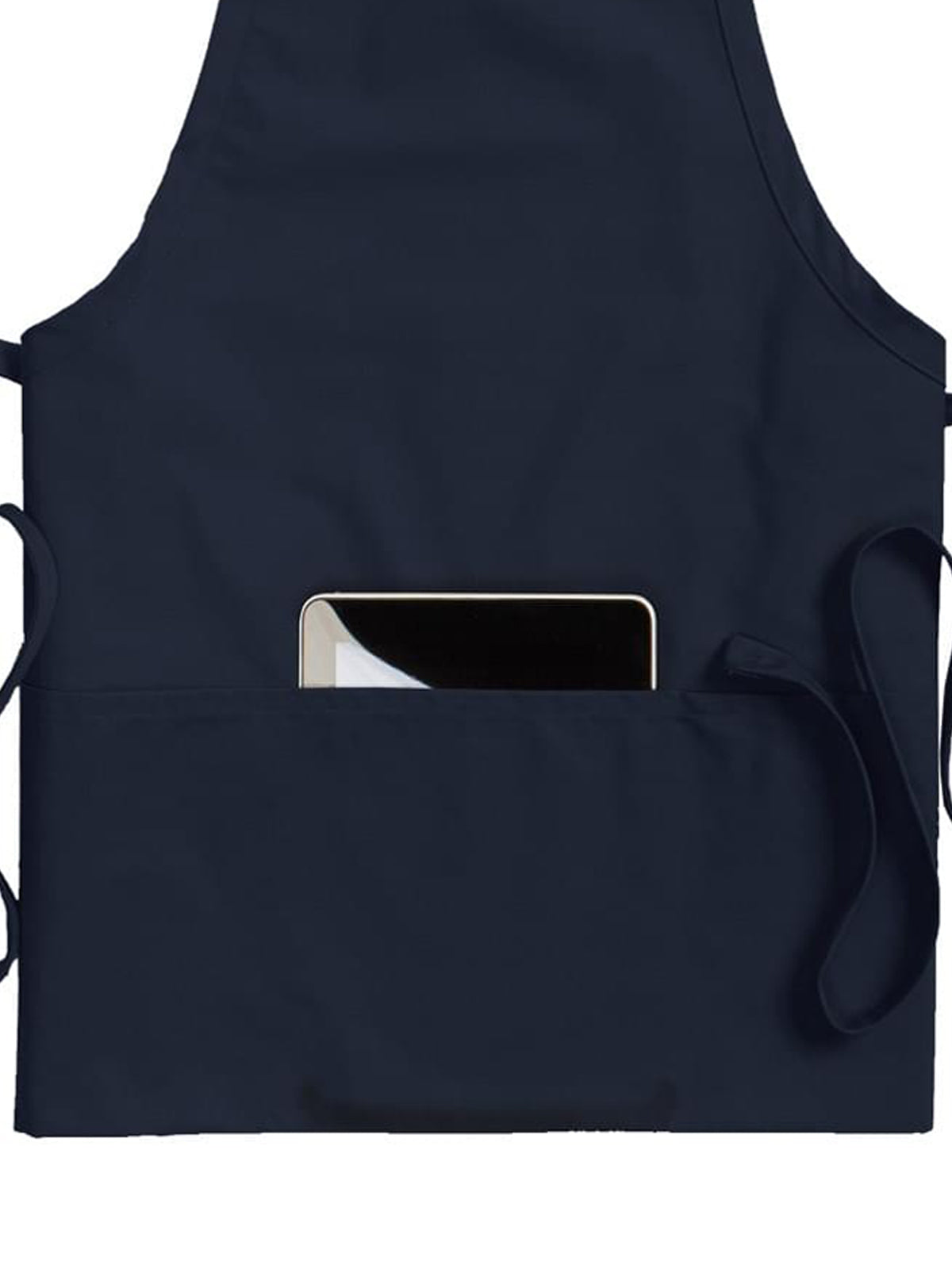 Unisex 3-Pocket Bib Apron - 9002 - Navy