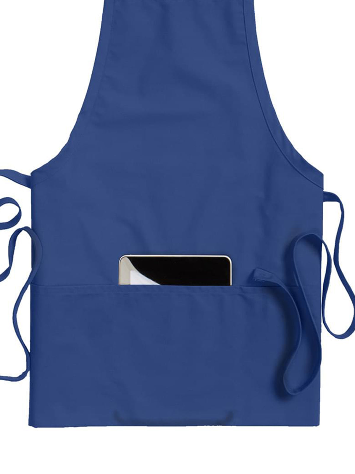 Unisex 3-Pocket Bib Apron - 9002 - Royal