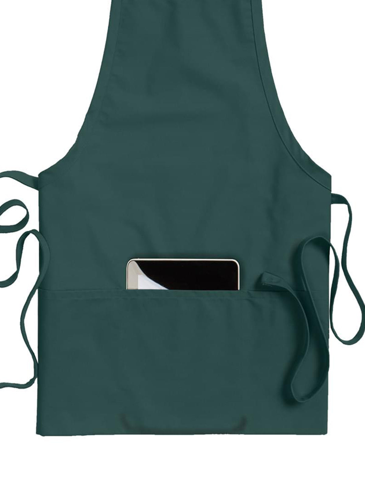 Unisex 3-Pocket Bib Apron - 9002 - Hunter