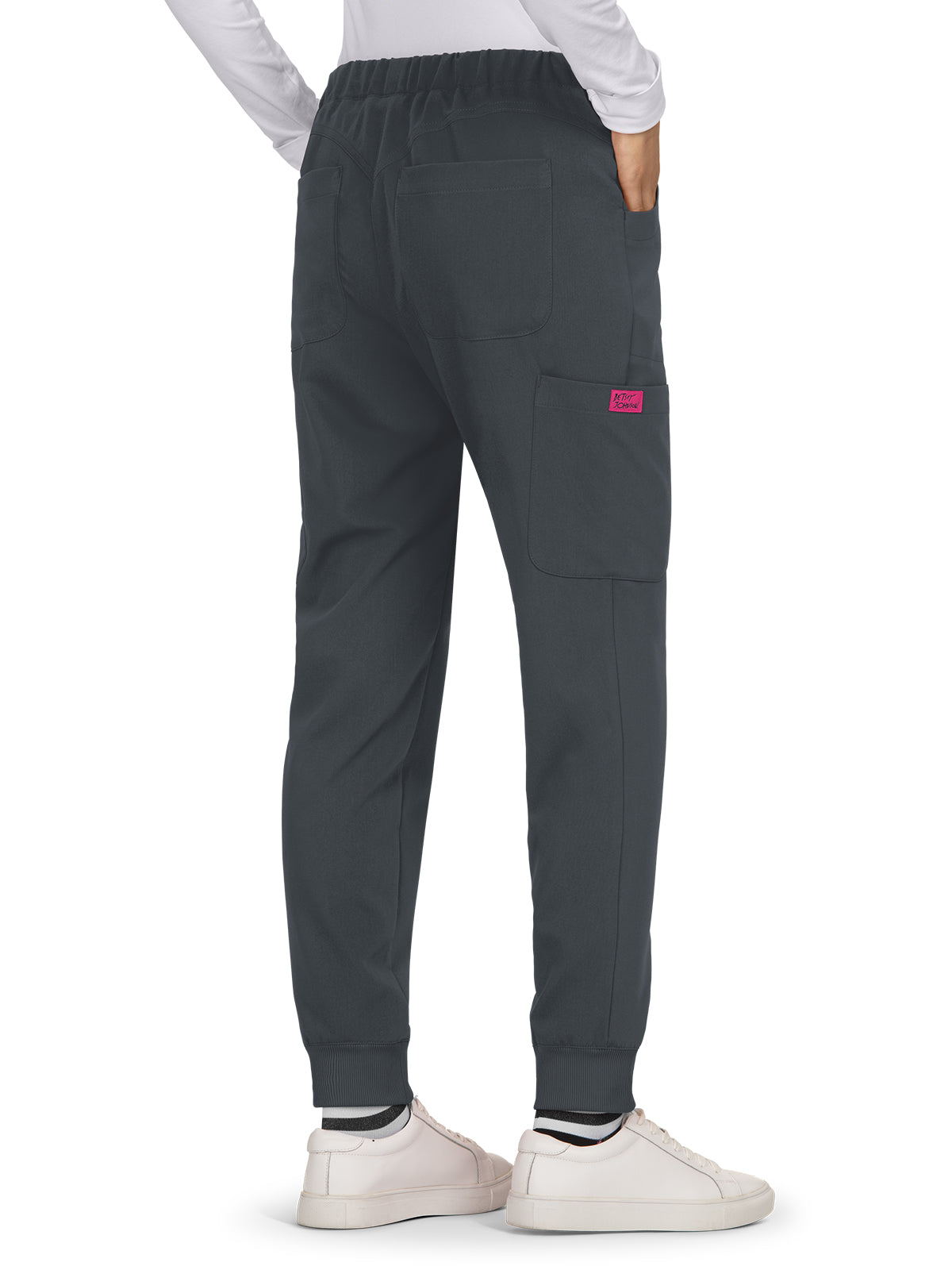Women's 6-Pocket Jogger Aster Pant - B703 - Charcoal