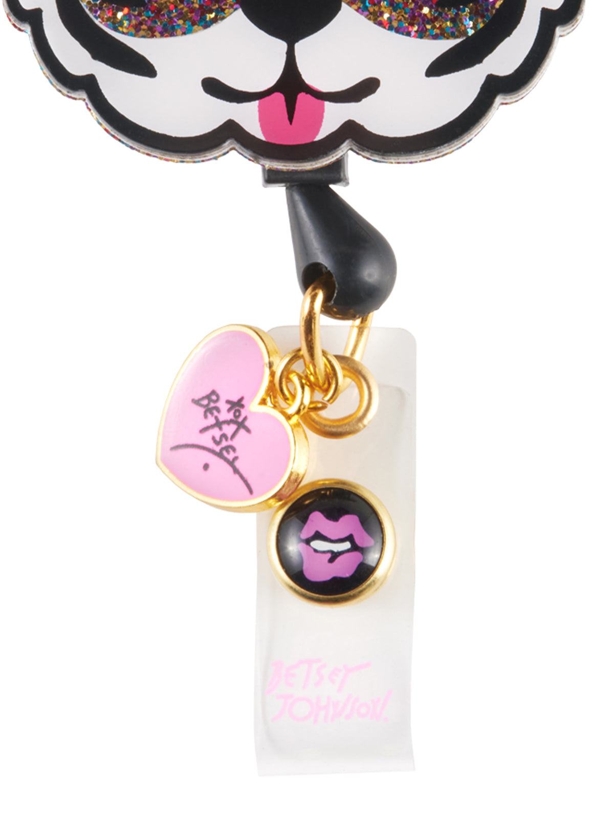 Retractable Cord With Snap Badge Holder Badge Reel - BA156 - Betsey Tiger