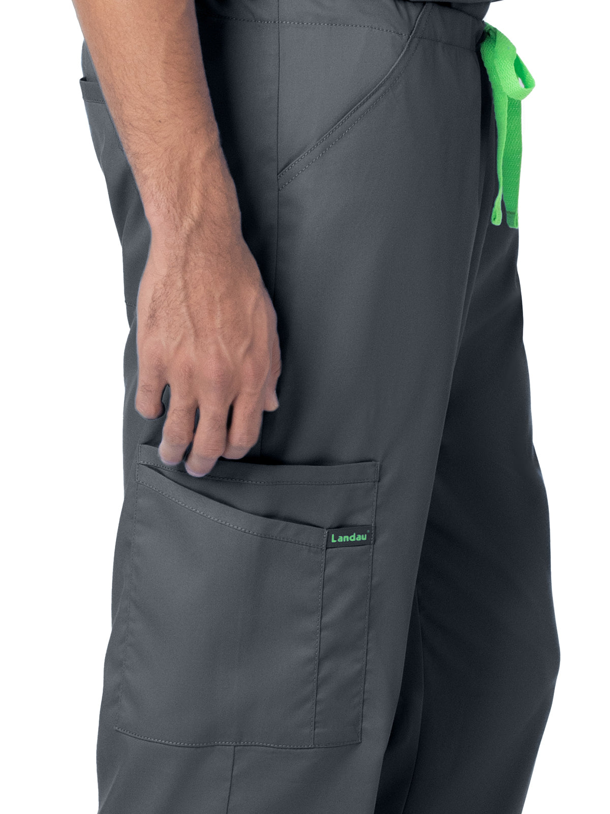 Unisex 6-Pocket Straight Leg Cargo Pant - 2104 - Graphite