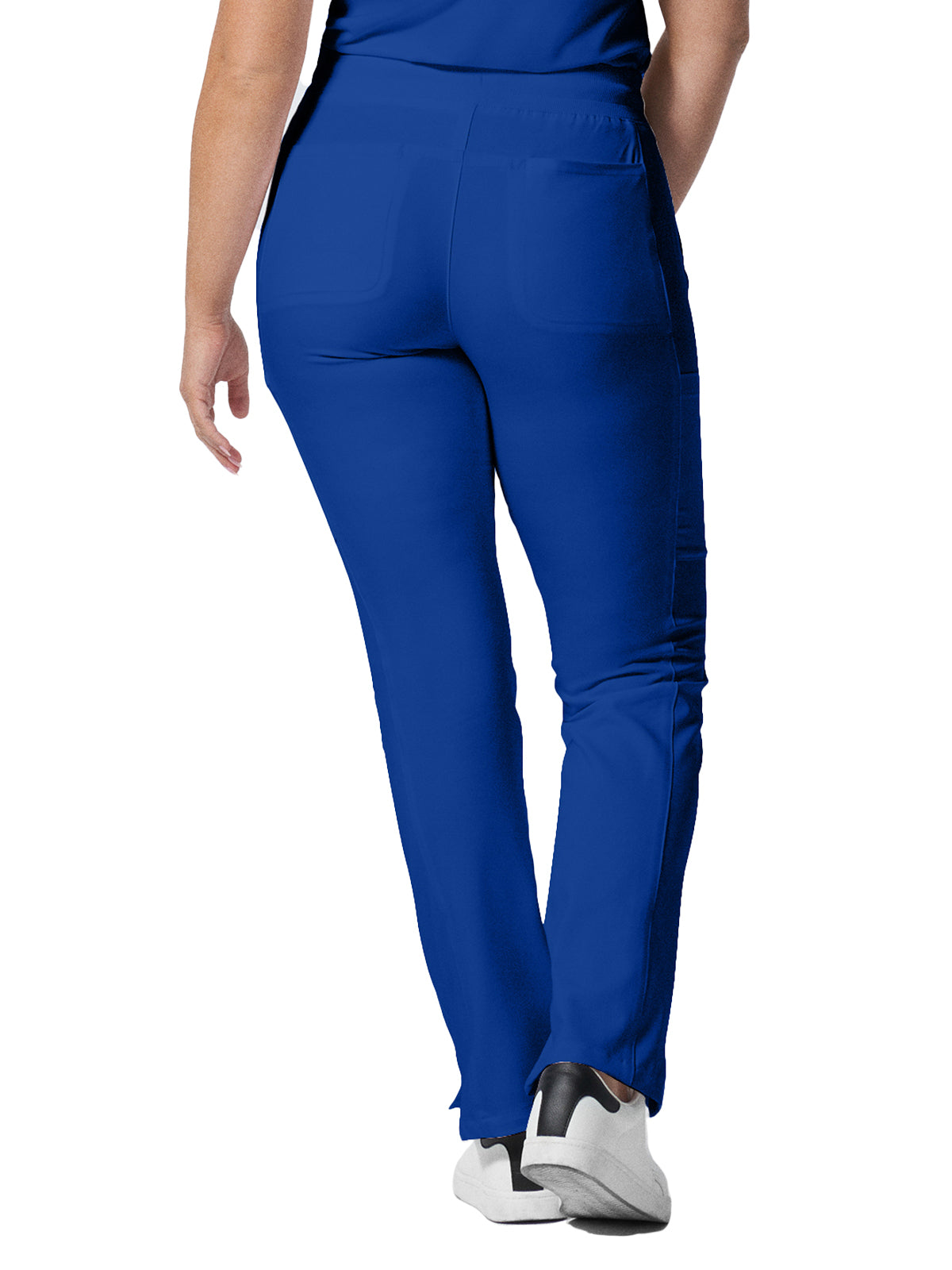 Women's 7-Pocket Mid-Rise Rib-Knit Elastic Waist Cargo Pant - LB400 - Galaxy