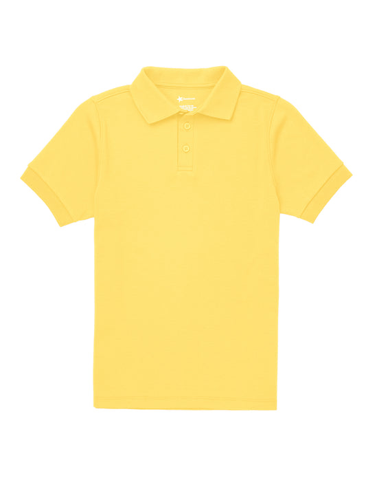 Youth Short Sleeve Interlock Polo - CR891Y - Yellow