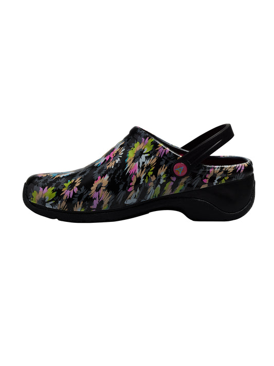 Unisex Slip-Resistant Footwear - ZONE - Floral Fireworks