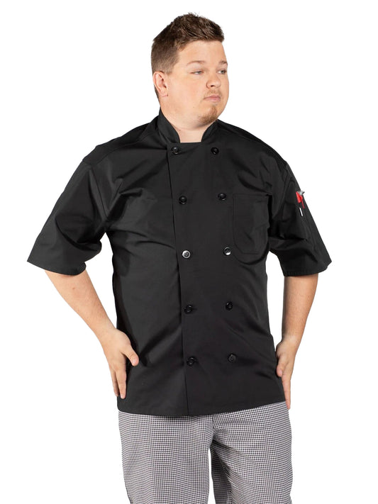Unisex Chef Coat - 0421 - Black