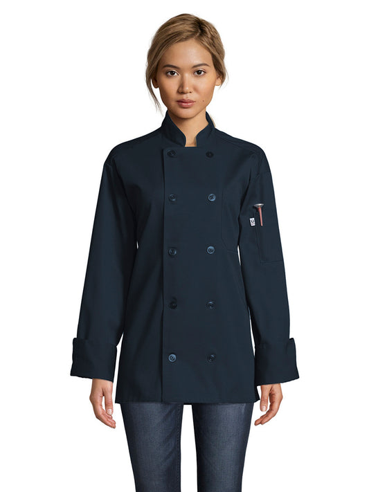 Unisex Chef Coat - 0488 - Navy