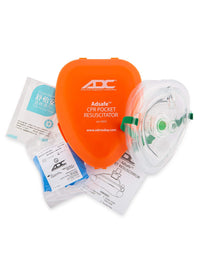 Adsafe CPR Pocket Resuscitator - 4053 - Orange