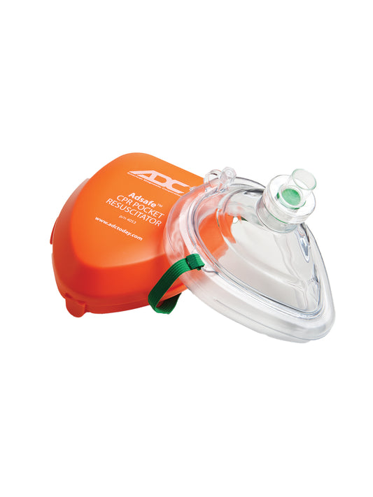 Adsafe™ CPR Pocket Resuscitator - 4053Q - Orange