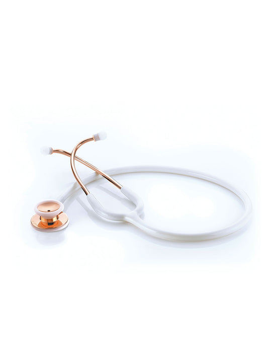 Adscope® Clinician Stethoscope - 603 - Rose Gold/White