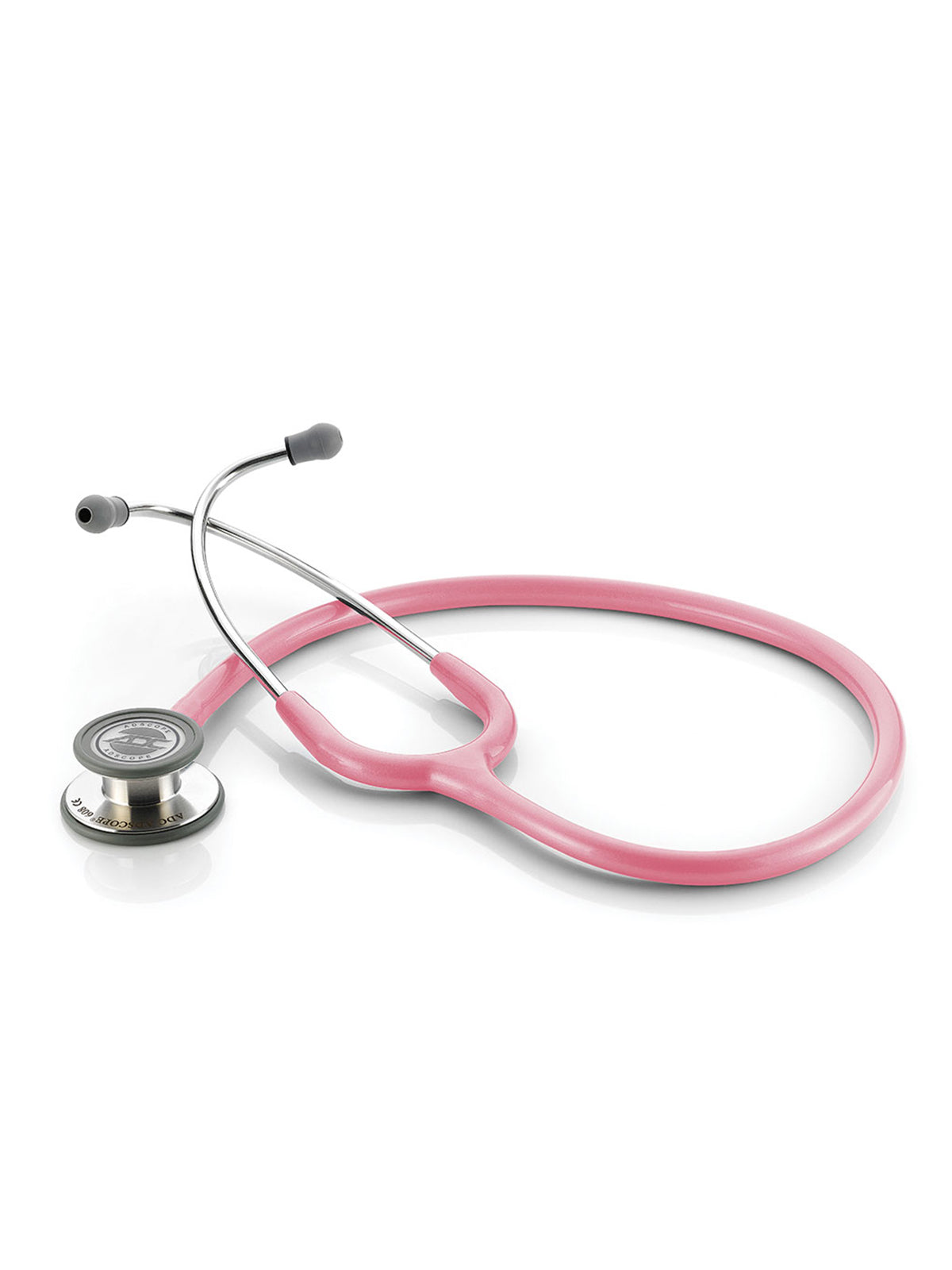 Adscope® Convertible Clinician Stethoscope - 608 - Breast Cancer Awareness Metallic Pink