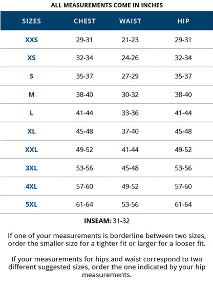 SIZECHART