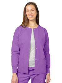 Women's Round Neck Jacket - 602 - Lavender
