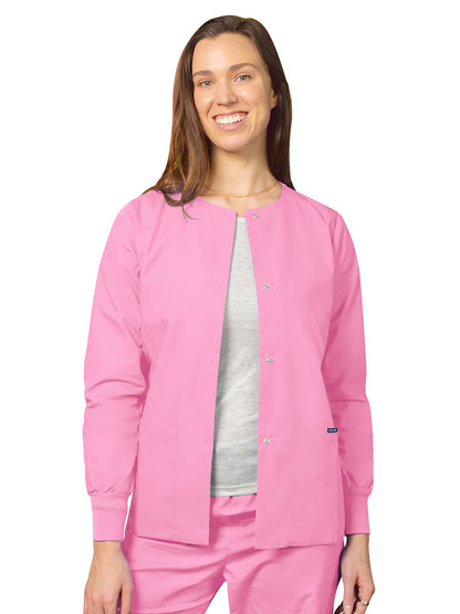 Women's Round Neck Jacket - 602 - Sherbet