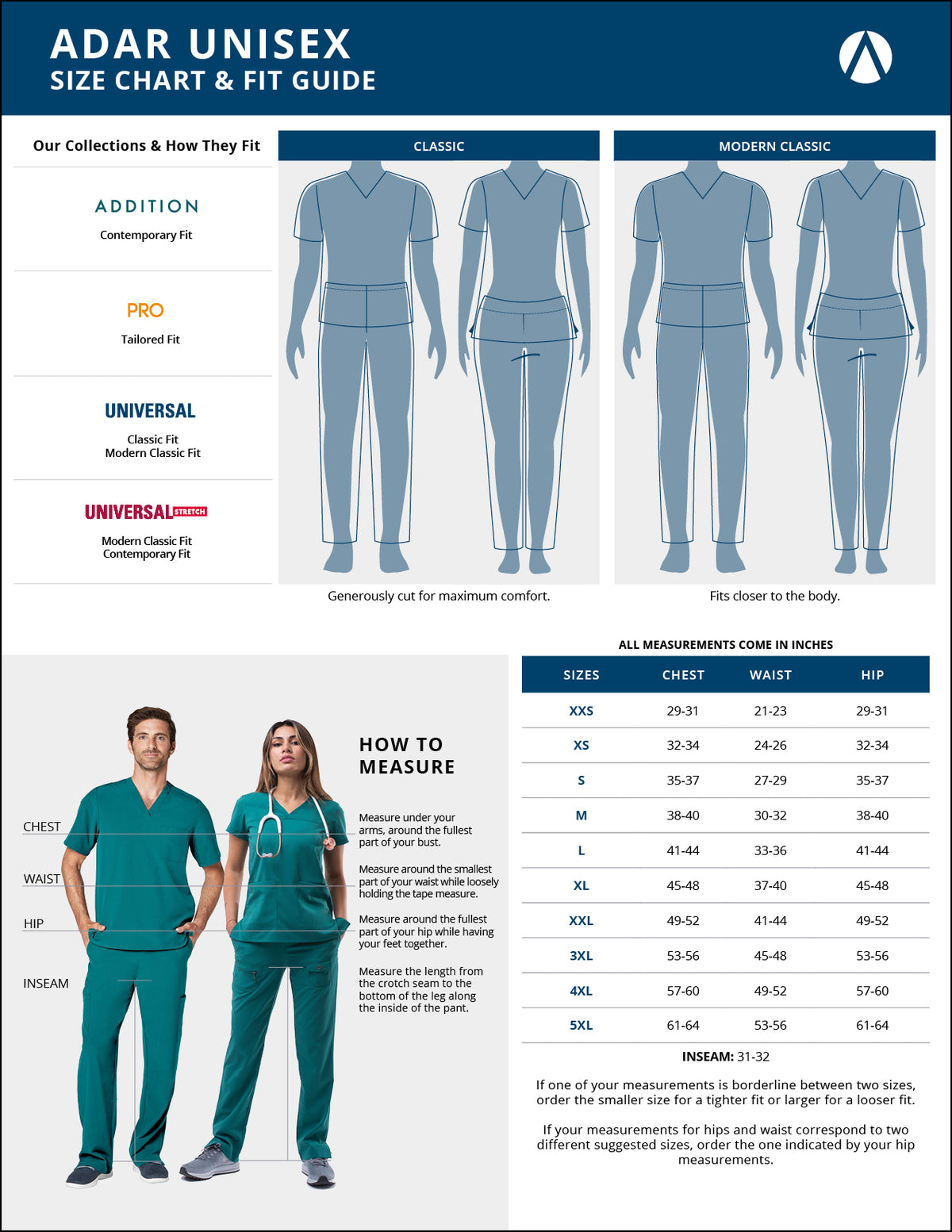 SIZECHART