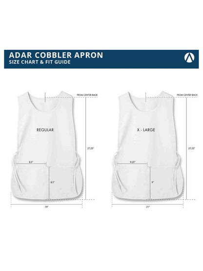 Unisex Cobbler Apron - 702 - Ceil Blue