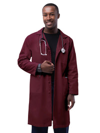 Unisex Five-Pocket 39" Lab Coat - 803 - Burgundy