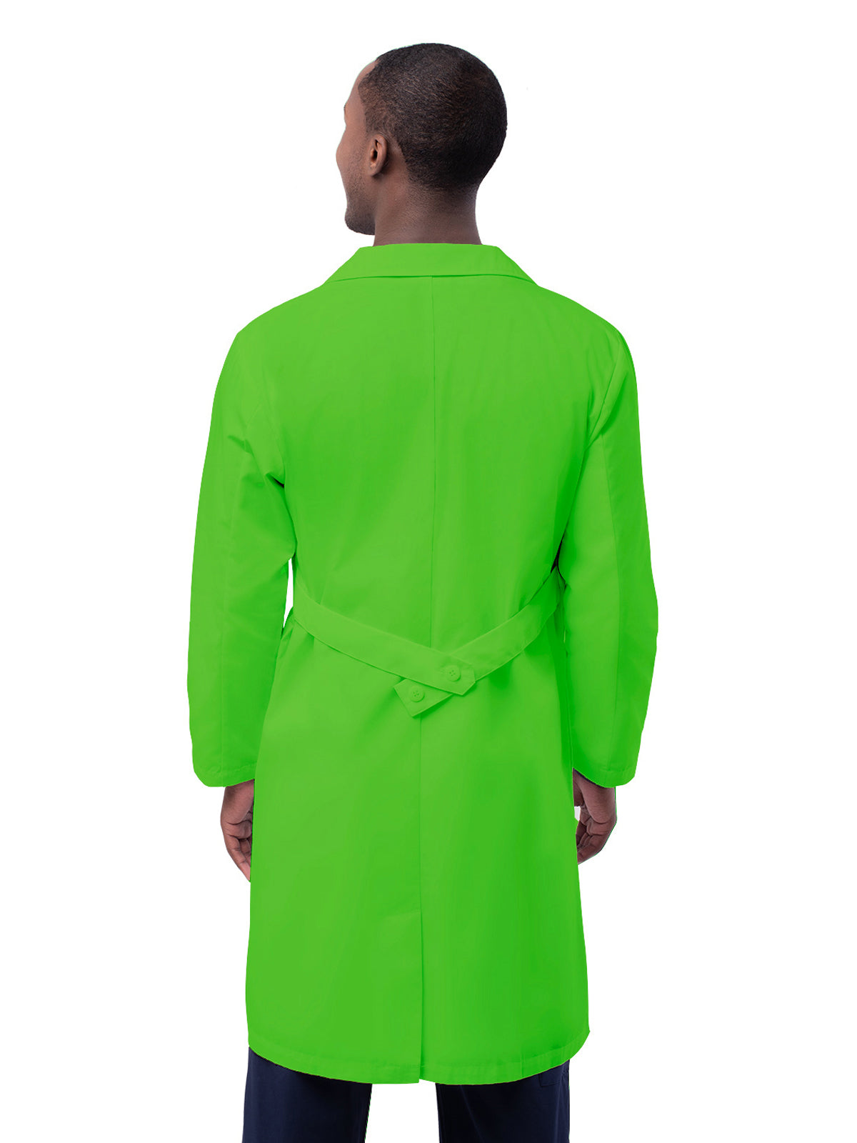 Unisex Five-Pocket 39" Lab Coat - 803 - Neon Lime Green