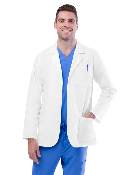 Unisex Three-Pocket 31" Consultation Lab Coat - 805 - White