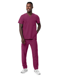 Men's Cargo Scrub Set - A9800 - Wine