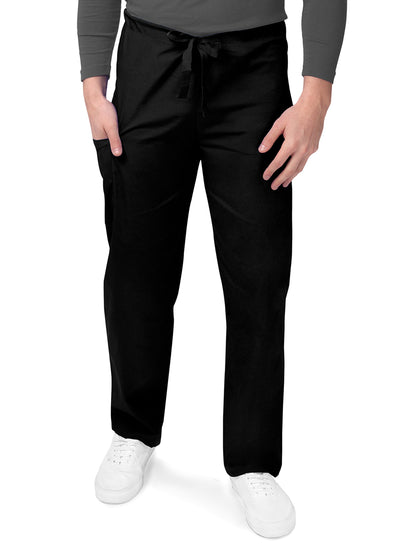 Unisex Four-Pocket Draswtring Pant - S8202 - Black