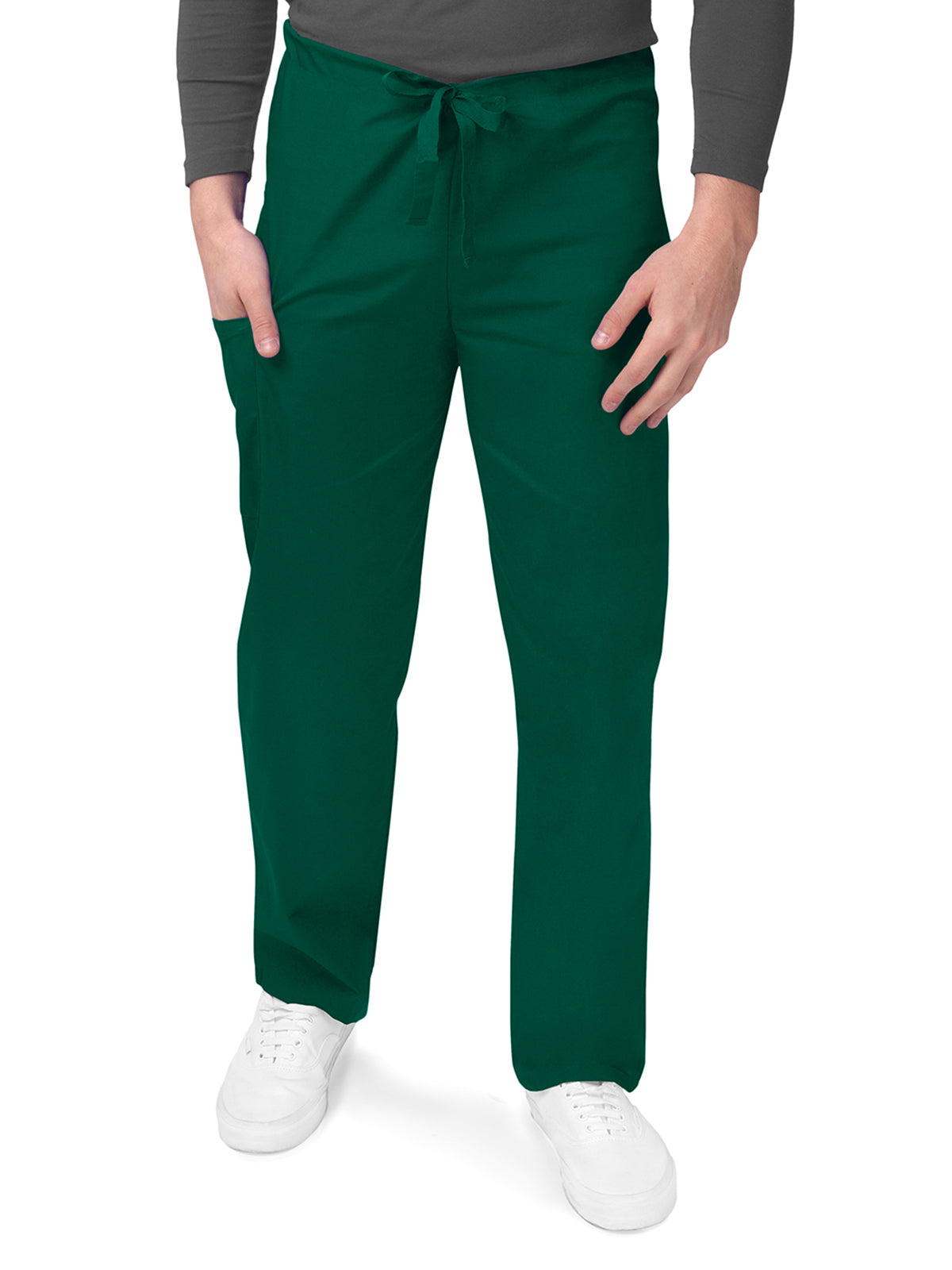 Unisex Four-Pocket Draswtring Pant - S8202 - Hunter Green