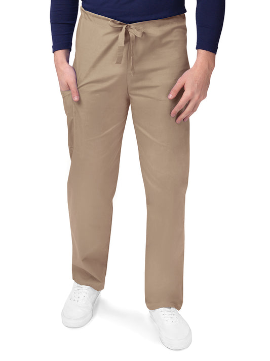 Unisex Four-Pocket Draswtring Pant - S8202 - Khaki